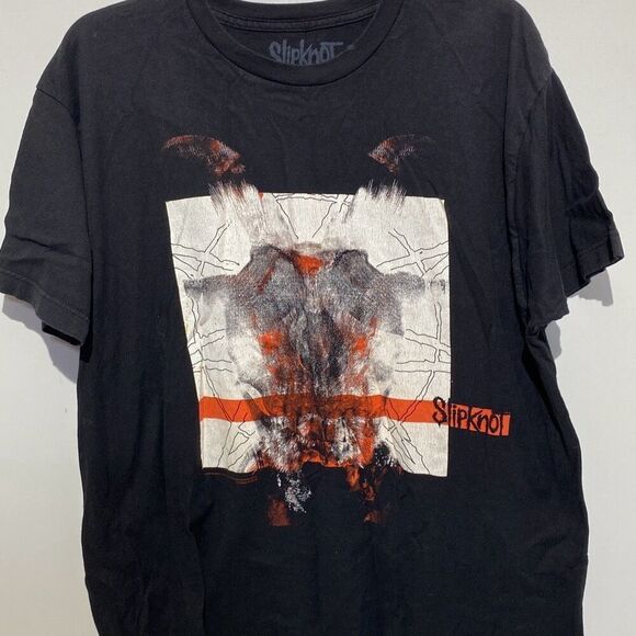 Slipknot Other - Slipknot Men's Black Cotton Short Sleeve Graphic 2018 Band T-Shirt Size XL